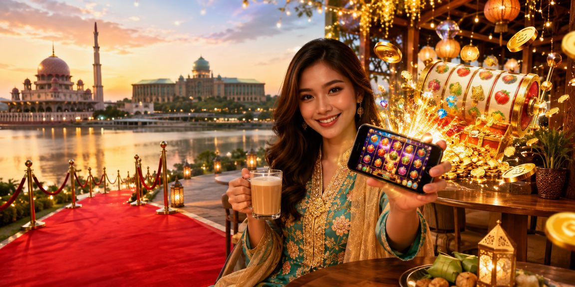 Pengguna platform 190 menikmati permainan slot Hari Raya di Putrajaya dengan kawalan diri yang baik
